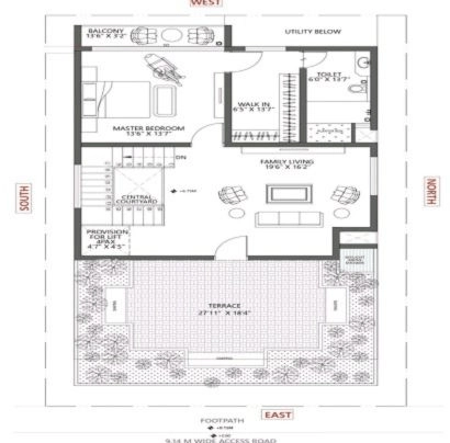 Godrej Thane 3 BHK floor plan