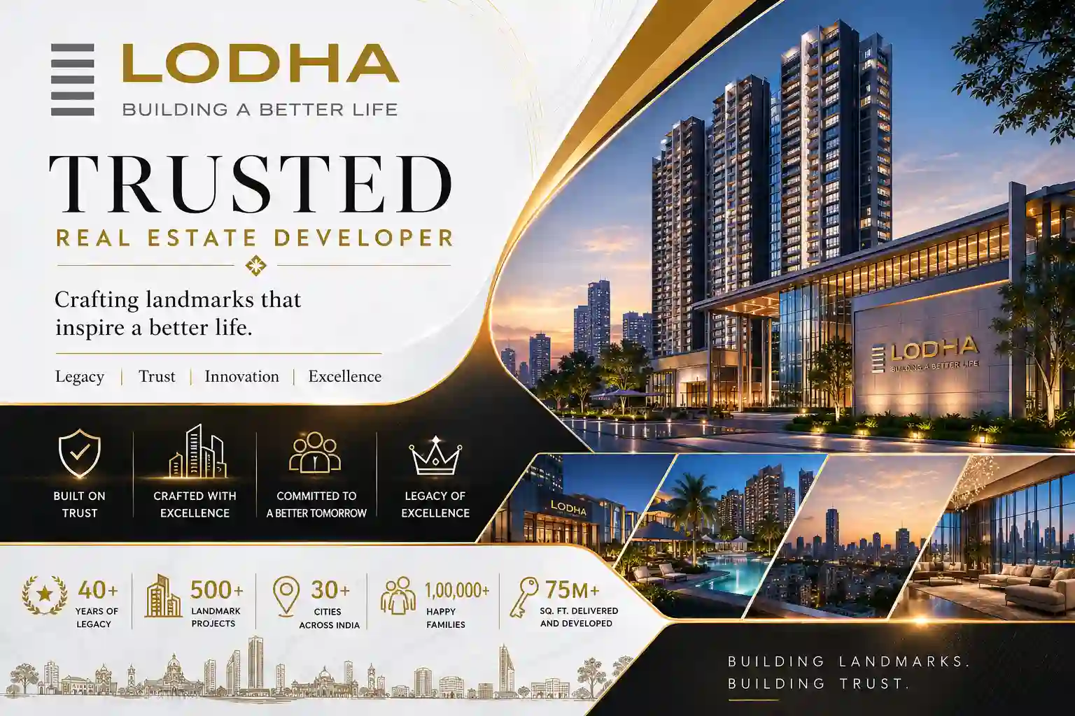 Lodha Group official logo for Thane projects